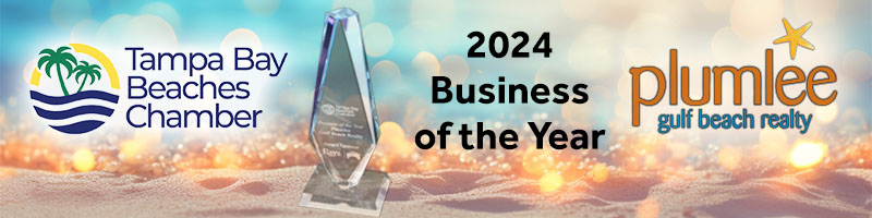 Graphic of 2024 Business of the Year: Plumlee Gulf Beach Realty