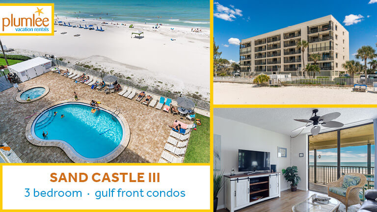 Florida Gulf Coast condo rentals: Sand Castle III with Plumlee Gulf Beach Realty