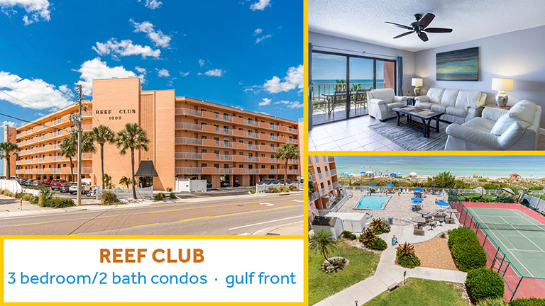 Reef Club condos on Indian Rocks Beach