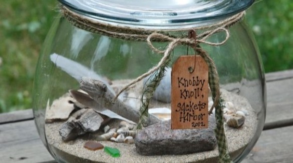 Beach Memories Jar with Sand, Shell & Handmade Label | Plumlee Indian Rocks Beach Vacation Rentals