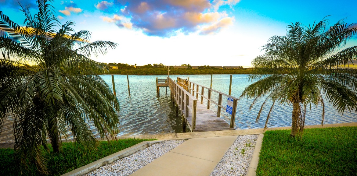 Captain's Cove Dock | Plumlee Indian Rocks Beach vacation rentals on the Intracoastal Waterway