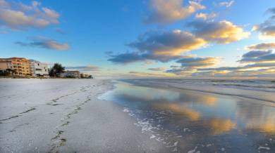 Indian Rocks Beach with sunset skies | Plumlee Indian Rocks Beach Condo Rentals