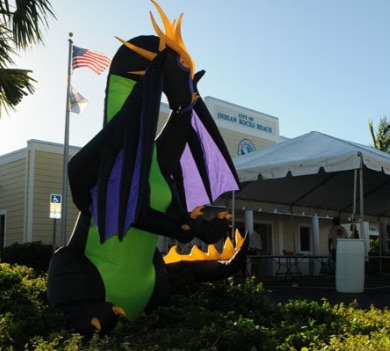 City of Indian Rocks Beach Florida Hallowfest Sign & Decorations | Plumlee Vacation Rentals