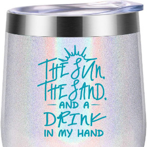 Stainless steel beach drink tumbler | Plumlee Indian Rocks Beach Rentals