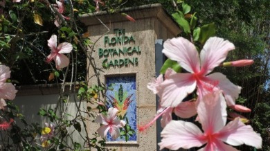 Florida Botanical Gardens Sign | Plumlee Indian Rocks Beach Vacation Rentals