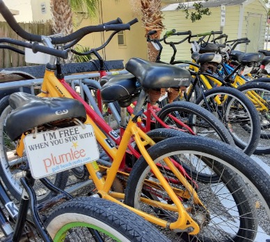 Free bikes with Plumlee Vacations | Plumlee Indian Rocks Beach Vacation Rentals