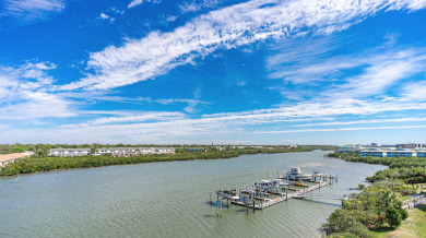 Aerial view of the Intracoastal Waterway in Indian Rocks Beach, FL | Plumlee Indian Rocks Beach Condo Rentals