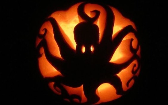 Octopus Carved Pumpkin | Plumlee Indian Rocks Beach Rentals