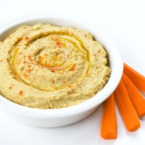 hummus with carrots | Plumlee Gulf Beach Realty