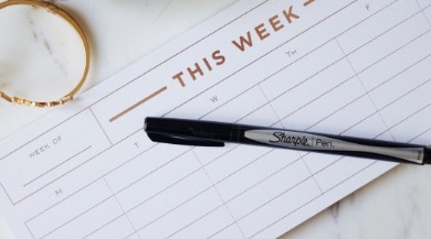 blank weekly calendar | Plumlee Vacation Rentals