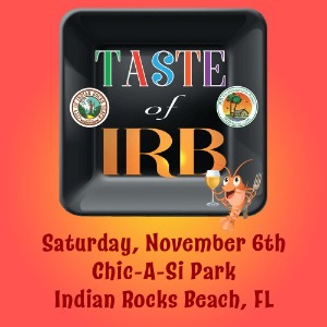 Taste of IRB Logo | Plumlee Indian Rocks Beach Vacation Rentals