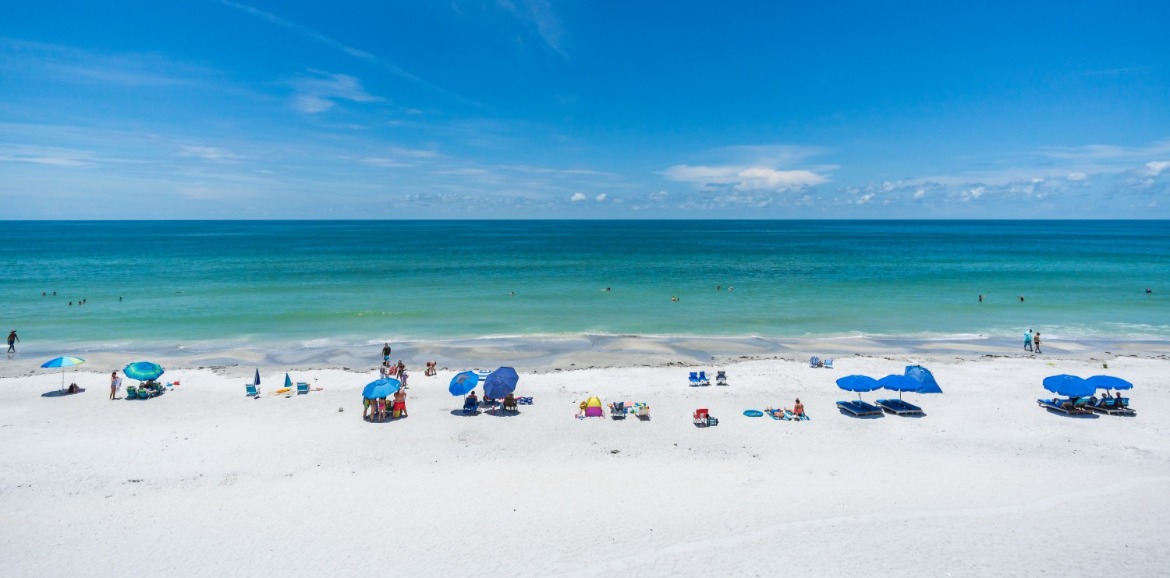 White sugar sand beaches | Plumlee Indian Rocks Beach Florida Rentals