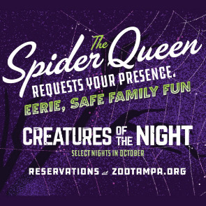 Creatures of the Night Zoo Tampa at Lowry Park | Plumlee Vacation Rentals in Indian Rocks Beach, Florida